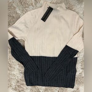 Banana Republic 100% Merino wool, mock turtleneck